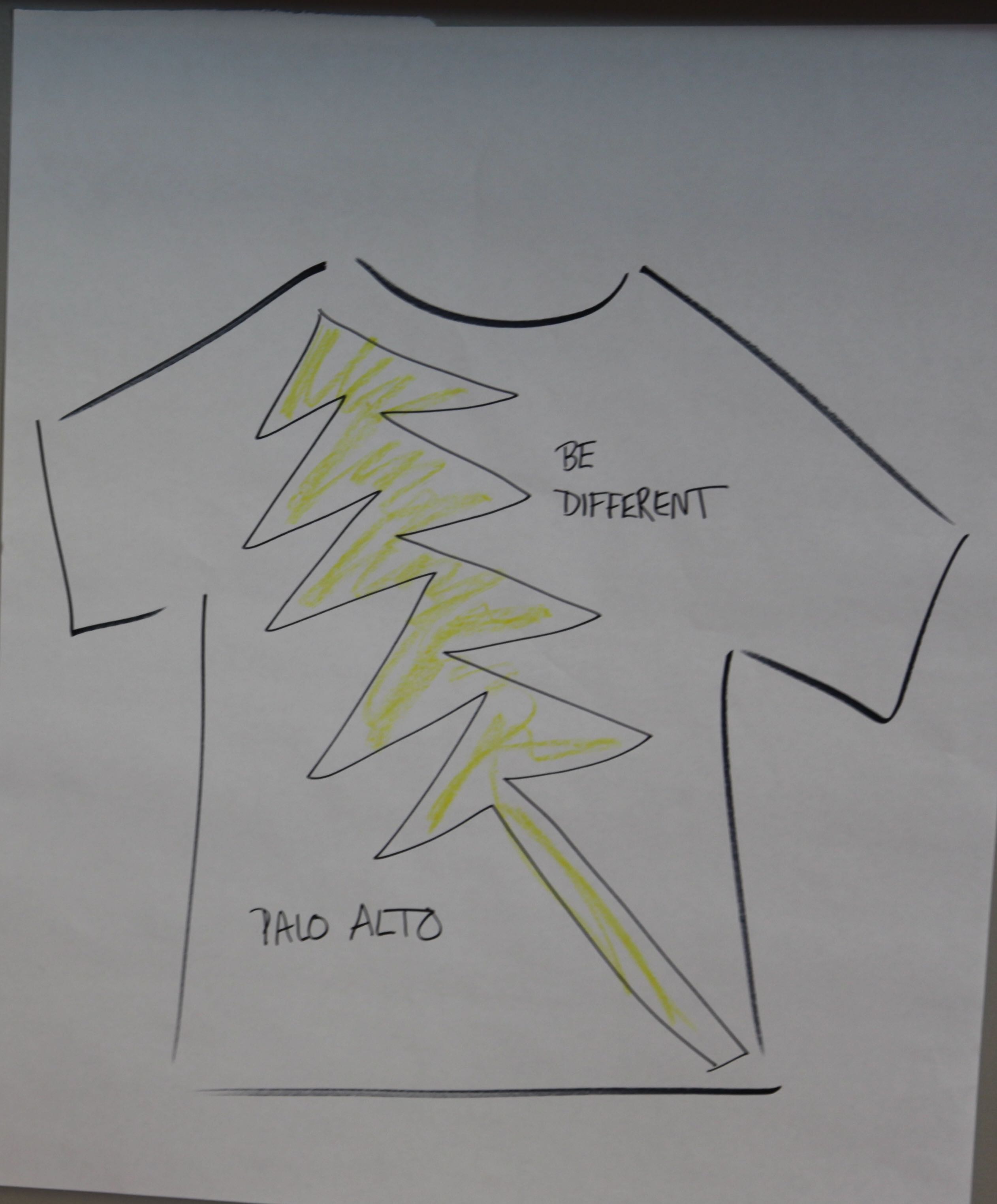 Participants created tshirts that reflect what makes Palo Alto unique. 